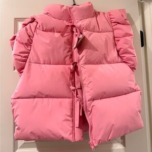 Main Strip Pink Puffer Vest